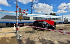 Zachodniopomorskie: tragiczny wypadek na przejeździe kolejowym