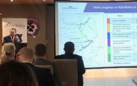 I. Merchel: zrealizowaliśmy 1/3 długości linii Rail Baltica w Polsce