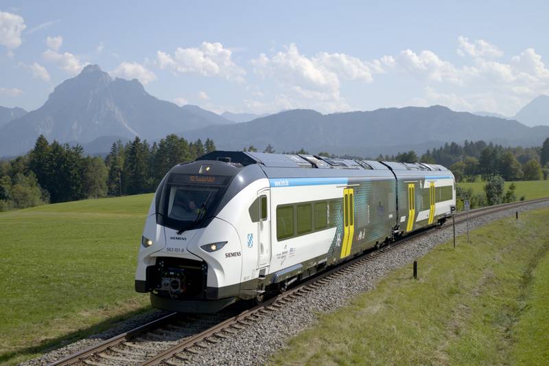 Siemens Mobility kończy pierwsze testy pociągu wodorowego w Bawarii