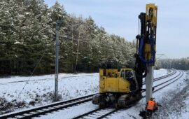 Trwają prace modernizacyjne na odcinku Rusiec Łódzki – Kozuby