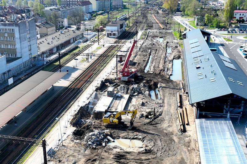 Rozpoczęły się inwestycje PKP PLK na stacji Słupsk oraz na linii w kierunku Lęborka