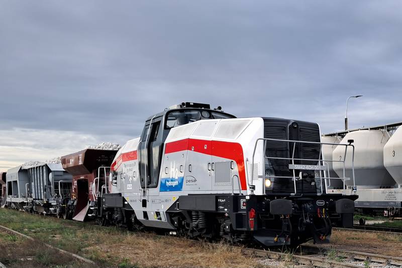 Udane testy lokomotywy wodorowej PESA w Ciech Cargo
