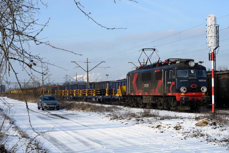 Captrain transportuje długie szyny do Szwecji