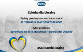 Fundacja Grupy PKP uruchomiła zbiórkę charytatywną dla ofiar wojny na Ukrainie