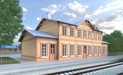 Zabytkowy dworzec w Gąsocinie zostanie przebudowany