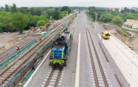 Lublin: lokomotywa testuje wiadukty kolejowe