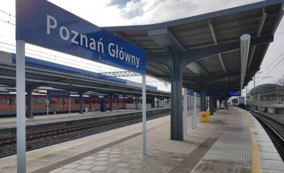 Będzie zmiana numeracji peronów na dworcu Poznań Główny