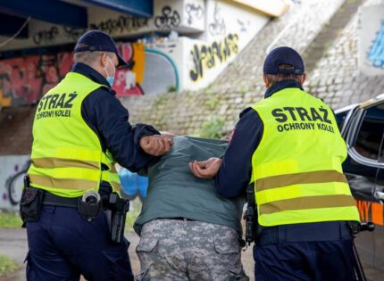 Nowy Sącz: grafficiarz zatrzymany przez funkcjonariuszy SOK