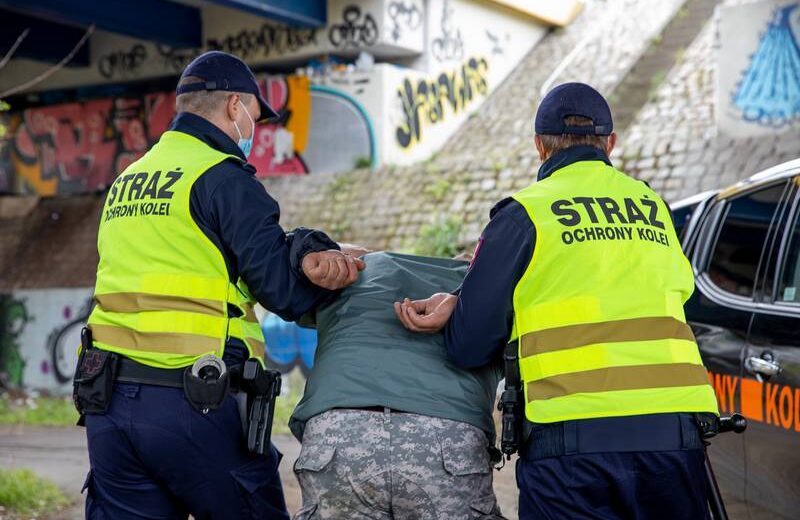 Nowy Sącz: grafficiarz zatrzymany przez funkcjonariuszy SOK