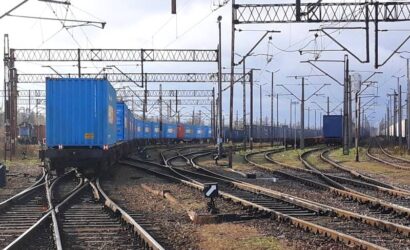 W I kwartale 2021 r. przez Małaszewicze przejechało 40 tys. wagonów z kontenerami